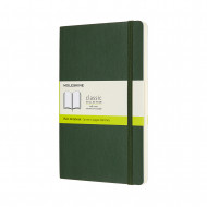 Moleskine Large Plain Softcover Notebook: Myrtle Green