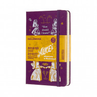 Moleskine Limited Edition Alice In Wonderland 2020 18-month Weekly Pocket Diary: Purple