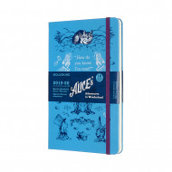 Moleskine Limited Edition Alice In Wonderland 2020 18-month Weekly Large Diary: Blue