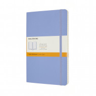 Moleskine Large Ruled Softcover Notebook: Hydrangea Blue