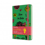 Moleskine Limited Edition Frida Kahlo Large Ruled Notebook: Green