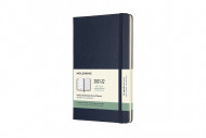 Moleskine 2022 18-month Weekly Large Hardcover Notebook: Sapphire Blue