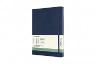 Moleskine 2022 18-month Weekly Extra Large Hardcover Notebook: Sapphire Blue