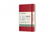 Moleskine 2022 18-month Weekly Pocket Softcover Notebook: Scarlet Red