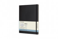 Moleskine 2022 18-month Monthly Extra Large Softcover Notebook: Black