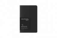 Moleskine Smart Cahier Pocket Ruled 2-Pack: Black