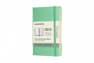 Moleskine 2022 18-month Weekly Pocket Hardcover Notebook: Ice Green