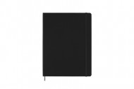 Moleskine Extra Large Hardcover Ruled Smart Notebook: Black