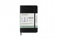 Moleskine 2023 18-month Weekly Pocket Softcover Notebook: Black
