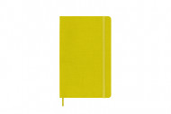 Moleskine Large Ruled Hardcover Silk Notebook: Hay Yellow