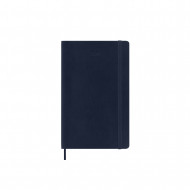 Moleskine 2024 12-month Daily Large Softcover Notebook: Sapphire Blue