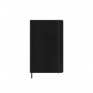 Moleskine 2024 12-Month Daily Large Softcover Notebook: Black