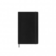 Moleskine 2024 12-Month Weekly Horizontal Large Softcover Notebook: Black