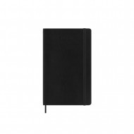 Moleskine 2024 18-month Daily Large Softcover Notebook: Black