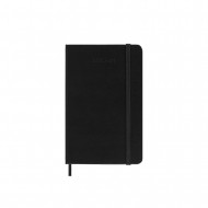 Moleskine 2024 18-month Weekly Pocket Hardcover Notebook: Black