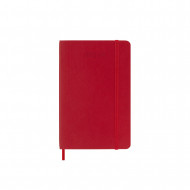 Moleskine 2024 18-month Weekly Pocket Softcover Notebook: Scarlet Red