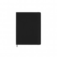 Moleskine 2024 18-month Weekly Xl Hardcover Notebook: Black