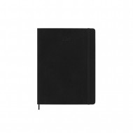 Moleskine 2025 12-Month Weekly XL Softcover Notebook: Black