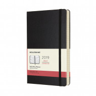 2019 Moleskine Notebook Black Large Daily 12-month Diary Hard