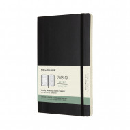 2019 Moleskine Notebook Black Large Weekly 18-month Diary Soft