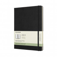 2019 Moleskine Notebook Black Extra Large Weekly 18-month Diary Hard