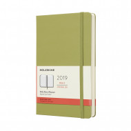 2019 Moleskine Notebook Lichen Green Large Daily 12-month Diary Hard