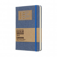 2019 Moleskine Denim Limited Edition Notebook Blue Large Daily 12-month Diary