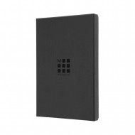 Moleskine Large Leather Ruled Notebook In Box: Black