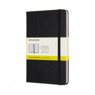Moleskine Medium Squared Hardcover Notebook: Black