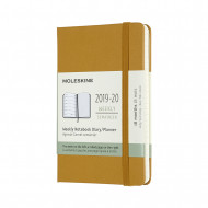 Moleskine 2020 18-month Pocket Weekly Hardcover Diary: Ripe Yellow