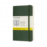 Moleskine Pocket Squared Softcover Notebook: Myrtle Green