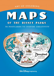Art Of Coloring: Maps Of The Disney Parks