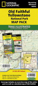 Old Faithful, Yellowstone, Map Pack Bundle