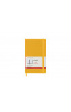 Moleskine 2023 12-month Daily Large Hardcover Notebook: Orange Yellow