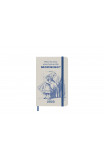 Moleskine Ltd. Ed. Alice In Wonderland 2023 12-month Weekly Pocket Hardcover Notebook: Blue Alice