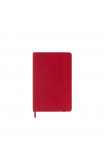 Moleskine 2024 12-Month Weekly Pocket Softcover Notebook: Scarlet Red