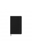 Moleskine 2024 12-Month Weekly Horizontal Large Hardcover Notebook: Black