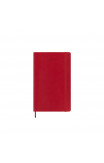 Moleskine 2025 12-Month Daily Large Softcover Notebook: Scarlet Red