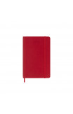 Moleskine 2025 12-month Daily Pocket Softcover Notebook: Scarlet Red