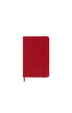 Moleskine 2025 12-month Weekly Pocket Hardcover Notebook: Scarlet Red