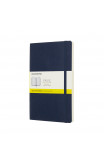 Moleskine Sapphire Blue Large Squared Notebook Soft