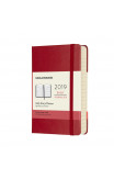 2019 Moleskine Notebook Scarlet Red Pocket Daily 12-month Diary Hard