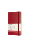 2019 Moleskine Notebook Scarlet Red Large Daily 12-month Diary Hard