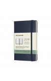 2019 Moleskine Notebook Sapphire Blue Pocket Weekly 12-month Diary Hard