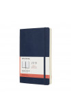 2019 Moleskine Sapphire Blue Large Daily 12-month Diary Soft