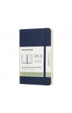2019 Moleskine Notebook Sapphire Blue Pocket Weekly 18-month Diary Soft