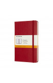 Moleskine Medium Ruled Hardcover Notebook: Scarlet