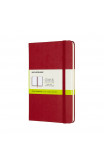 Moleskine Medium Plain Hardcover Notebook: Scarlet