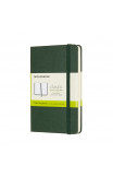 Moleskine Pocket Plain Hardcover Notebook: Myrtle Green