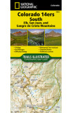 Colorado 14ers South [san Juan, Elk, And Sangre De Cristo Mountains] Adventure Map